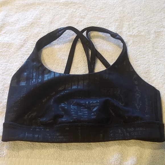 NWOT Lululemon Energy Bra *Manifiesto - Picture 3 of 7